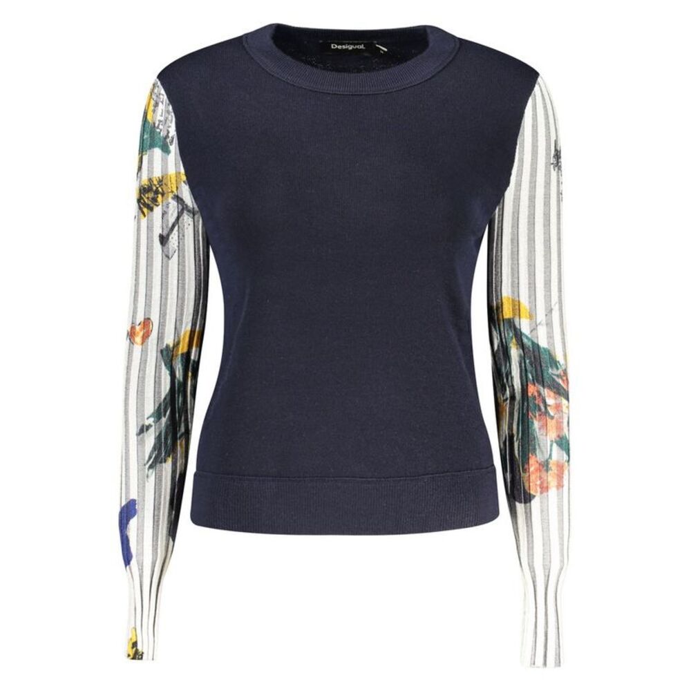 Desigual Blue Wool Women's Sweatshirt